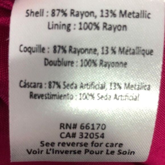 Anthropologie Hemant & Nandita Metallic Maxi Dress Pink & Gold Size 4 NWT $435 - Picture 10 of 13